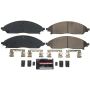 PowerStop Z23-2402 PowerStop - Z23 Daily Driver Carbon-Fiber Ceramic Brake Pads with Hardware Kit
