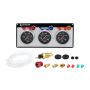 ALLSTAR PERFORMANCE ALL80112 3 Gauge Panel A/M OP/WT/OT Sport-Comp