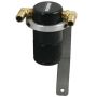 Moroso 85633 05-10 Chrysler 5.7L (w/Stock Intake) Air/Oil Separator Catch Can - Billet Aluminum - Black
