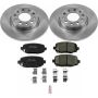 PowerStop KOE7301 OE Stock Replacement Low-Dust Ceramic Brake Pad and Rotor Kit