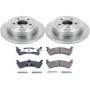 PowerStop KOE5098 OE Stock Replacement Low-Dust Ceramic Brake Pad and Rotor Kit