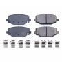 PowerStop 17-1596 PowerStop - Z17 Low-Dust Ceramic Brake Pads with Hardware