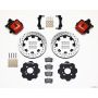 Wilwood 140-10885-DR Combination Parking Brake Rear Kit 11.75in Drilled Red Mini Cooper