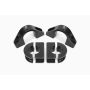 BMR Suspension SBB010 BMR Universal 1.25in Delrin Bushing Kit (For Billet Sway Bar Mounts) - Black