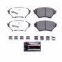 PowerStop Z26-890 PowerStop - Z26 Performance Carbon-Fiber Ceramic Brake Pads with Hardware Kit