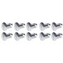 Ti22 PERFORMANCE TIP8104 Oval Head Dzus Buttons .550 Long 10 Pack