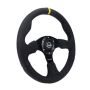 NRG RST-012SA Reinforced Steering Wheel (320mm) Alcantara Steering Wheel w/ Black Stitching
