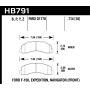 Hawk Performance HB791B.714 HPS 5.0 Disc Brake Pad