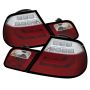SPYDER 5073822 LED Tail Lights - Red Clear