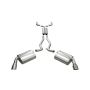 CORSA Performance 14952 Corsa 2010-2015 Chevrolet Camaro Coupe SS 6.2L V8 Auto Polished Sport Cat-Back + XO Exhaust