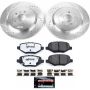 PowerStop K6376-36 Z36 Truck and SUV Carbon-Fiber Ceramic Brake Pad and Drilled & Slotted Rotor Kit