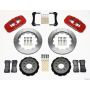 Wilwood 140-10830-R AERO6 Front Hat Kit 14.00 Red 2005-2014 Mustang