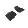 3D MAXpider SLFR083 15-22 Ford F150 Supercrew Hybrid Insert Kagu 1st Row Floormat for L1FR08304609 - Black