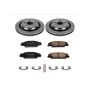PowerStop KOE5289 OE Stock Replacement Low-Dust Ceramic Brake Pad and Rotor Kit