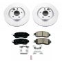 PowerStop CRK7215 Genuine Geomet Coated Rotor and Low-Dust Ceramic Brake Pad Kit