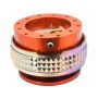 NRG Quick Release Kit - Pyramid Edition - Orange Body / Neochrome Pyramid Ring