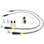 StopTech 02-05 Avalanche / 99-05 Silverado 1500 2WD/4WD Stainless Steel Front Brake Lines