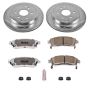 PowerStop K5262-26 Z26 Street Performance Ceramic Brake Pad and Drilled & Slotted Rotor Kit