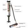 FOX 883-06-212 21+ Ford Bronco 2.5 Performance Series Front Coil-Over Reservoir Shock w/ UCA - Adjustable