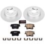 PowerStop CRK1719 Genuine Geomet Coated Rotor and Low-Dust Ceramic Brake Pad Kit