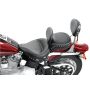 Mustang Motorcycle 93156 Mustang 00-17 Harley Softail w/Square Dash Tank Bib w/Studs - Black