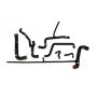 Mishimoto MMHOSE-VR6-92BK 92-94 Volkswagen Corrado VR6 Black Silicone Hose Kit