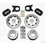 Wilwood 140-5236-BD Forged Dynalite P/S Rear Kit Drilled Rotor Chev 12 Bolt w/Clip Eliminator