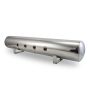 Air Lift 12956 5 Gal Alum Air Tank - (4) 3/8in Face Ports & 1/4in Drain Port - 36in L X 6in D - Polished