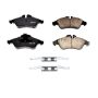 PowerStop 17-950 PowerStop - Z17 Low-Dust Ceramic Brake Pads with Hardware