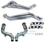 BBK 16336 15-23 Ford Mustang GT 1-3/4 Long Tube Headers w/High Flow Catted Mid Pipe (Silver Ceramic)