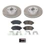 PowerStop SC7700 Semi-Coated Rotor and Low-Dust Ceramic Brake Pad Kit