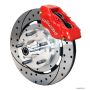 Wilwood 140-9053-DR Forged Dynalite Front Kit 12.19in Drilled Red 79-81 Camaro