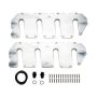 Wehrli WCF100415-RAW 04.5-10 Duramax LLY/LBZ/LMM Billet Upper Valve Cover Set - Raw Aluminum