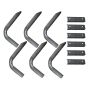 Lund 06-10 Jeep Commander EZ Running Board Mounting Bracket Kit - Brite