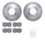 Dynamic Friction 7212-76003 Rotor Kit