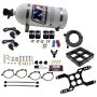 Nitrous Express 66047-10 DOMINATOR DUAL STAGE BILLET CROSSBAR, (50-300 & 100-500HP) WITH 10LB BOTTLE.