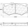 Stoptech 308.09270 Street Brake Pads