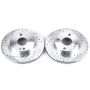 PowerStop JBR543XPR PowerStop Evolution Performance Drilled, Slotted & Plated Brake Rotor Pair