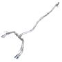 AWE Tuning 3020-32331 22+ Honda Civic Si/Acura Integra Track Edition Catback Exhaust - Dual Chrome Silver Tips
