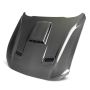 Anderson Composites AC-HD21FDMUM1-SK-DS 21-23 Ford Mustang Mach 1 Type-SK Double-Sided Carbon Fiber Hood