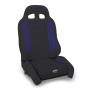 PRP Seats A9001044-201-M PRP EnduroCrawl Reclining Suspension Seat - Black/Purple Vinyl - Driver