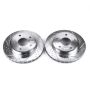 PowerStop AR8763XPR PowerStop Evolution Performance Drilled, Slotted & Plated Brake Rotor Pair
