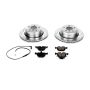 PowerStop K5492 Z23 Daily Driver Carbon-Fiber Ceramic Brake Pad and Drilled & Slotted Rotor Kit