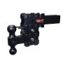 GEN-Y Hitch GH-2423X Gen-Y Phantom-X 2.5in Solid Shank 5in Drop 1.6K TW 16K Hitch w/GH-051 Dual-Ball & GH-032 Pintle Lock