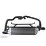 Turbo XS STI15-FMIC-BLK FMIC 2015-2017 Subaru STi - Wrinkle Black Pipes