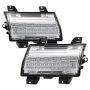 SPYDER 5086792 Full LED Front Bumper Lights - Sequential Signal - Chrome