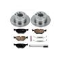 PowerStop KOE633 OE Stock Replacement Low-Dust Ceramic Brake Pad and Rotor Kit