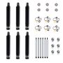 QA1 8Q4-DRY-6PK 13.75 Eye-B/Eye-B V-None Dry Shock Small Aluminum Coilover 9.63 - 6 Pack