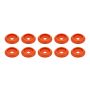 ALLSTAR PERFORMANCE ALL18849 Body Bolt Washer Plastic Orange 10pk