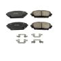 PowerStop 17-1728 PowerStop - Z17 Low-Dust Ceramic Brake Pads with Hardware